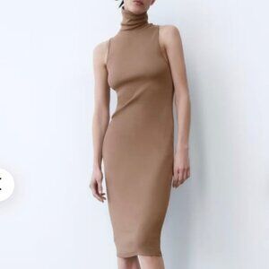 zara balloon sleeve knit dress | Dresses | Zara Lilac Dresses